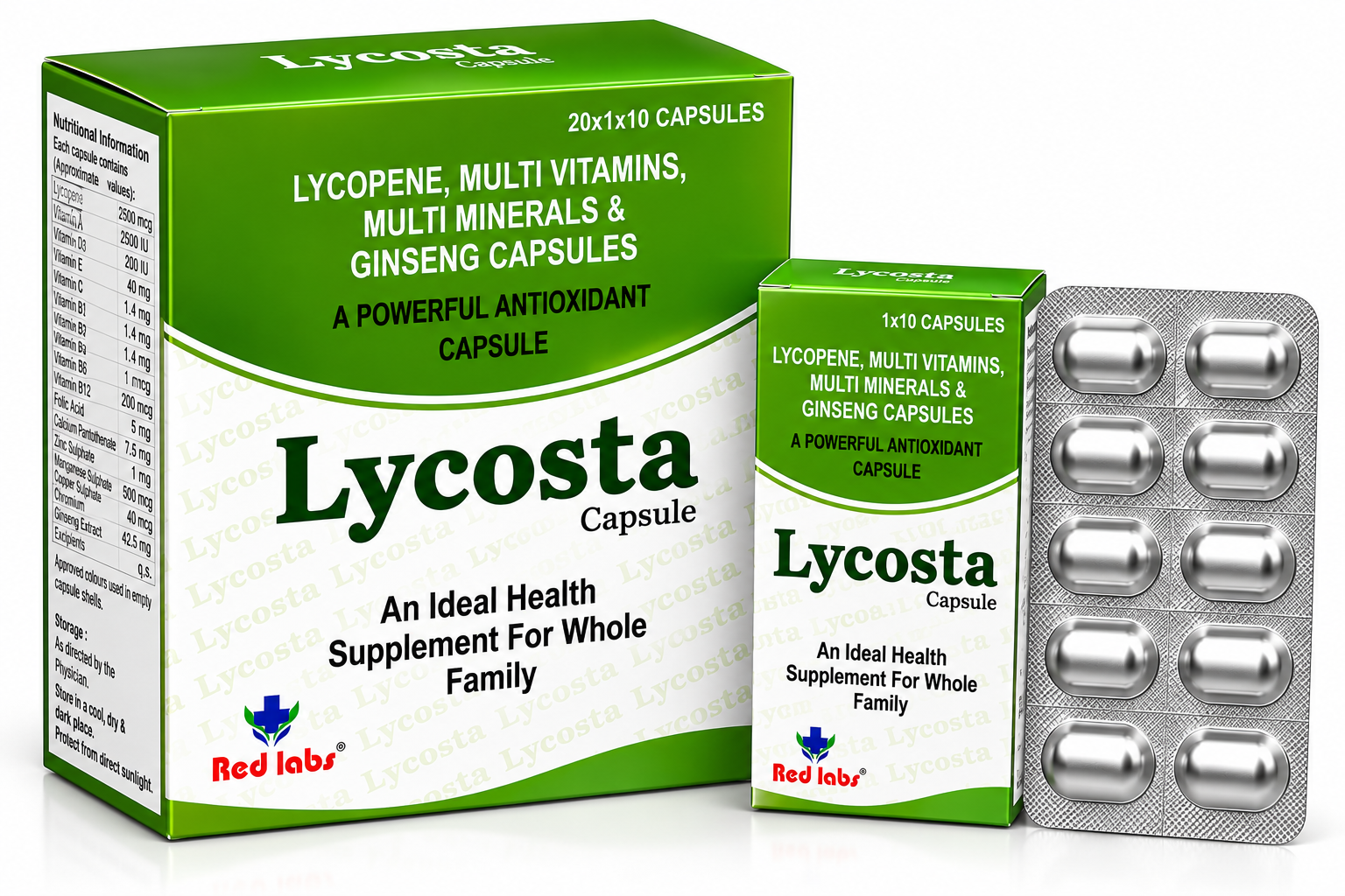 Lycosta Capsule product display