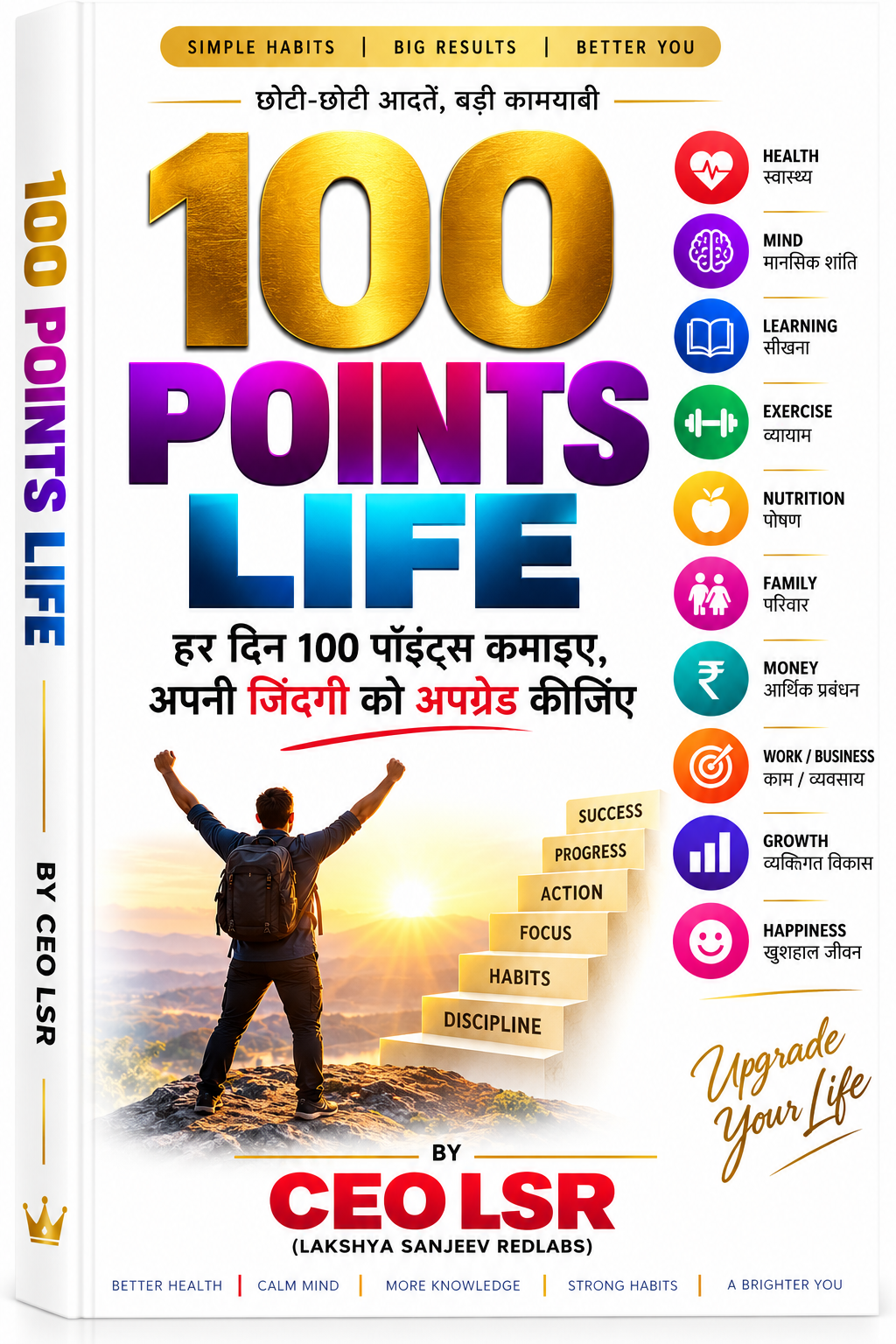 सिर्फ SUCCESS नहीं, WELL LIFE — CEO LSR book cover